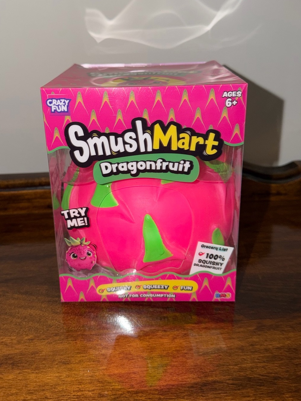 Jumbo Dragonfruit Squeezy Toy - by RMS crazy fun - ships asap